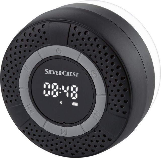 SILVERCREST Bluetooth Duschradio mit FM Funktion in Schwarz - Bild 1