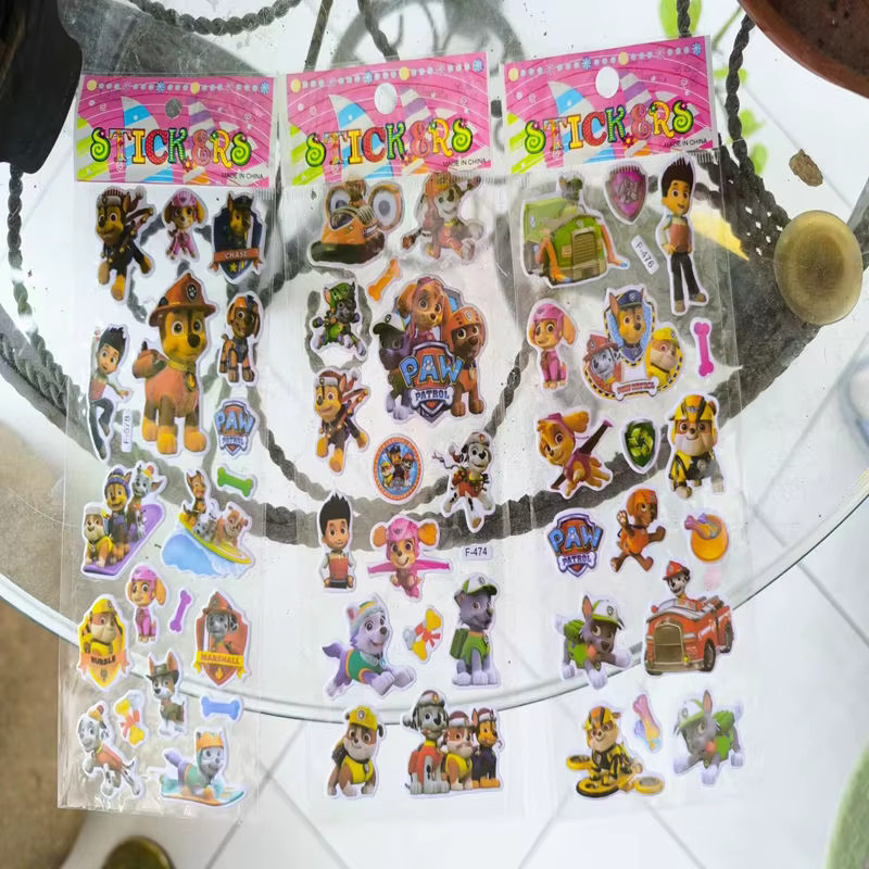 Paw Patrol Hund Spielzeug Aufkleber, 6-teiliges Set, 12-teiliges Set - Bild 2
