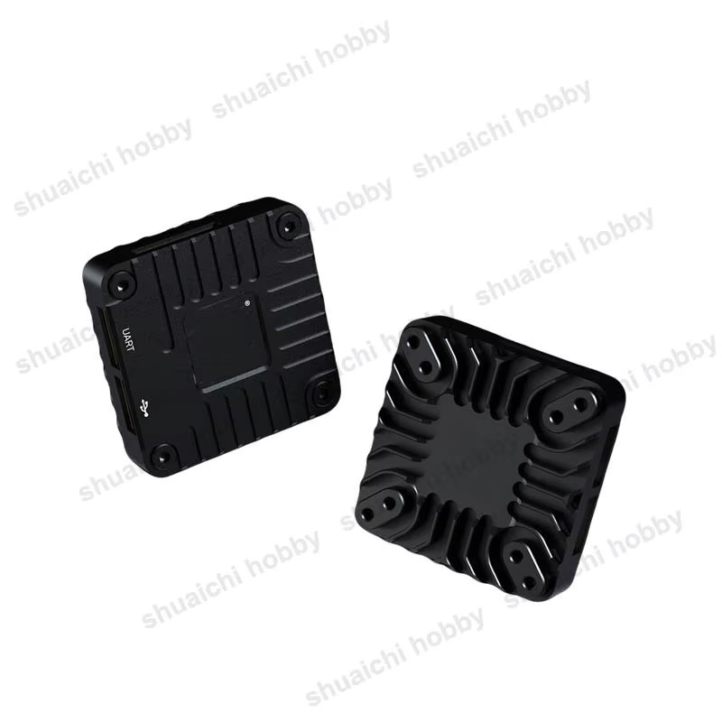 DJI O4 Air Unit Lite Zubehör Set mit Kühlkörper, Weitwinkel-Objektiv und Schutzhülle in Schwarz für FPV DIY Videoübertragung - Bild 1