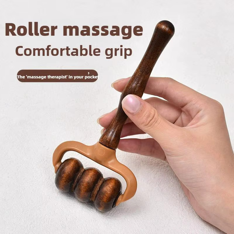 HNKMP Massagerolle aus Holz, braun - Bild 2