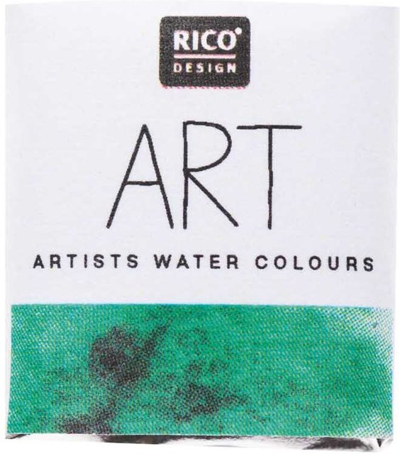 Rico Design ART Künstler Aquarellfarbe Tannengrün im halben Näpfchen - Bild 1