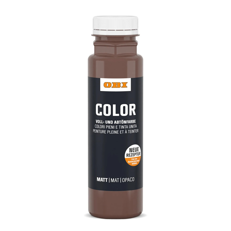 OBI Color Abtönfarbe Dunkelbraun wasserbasiert 0,25 l - Bild 2