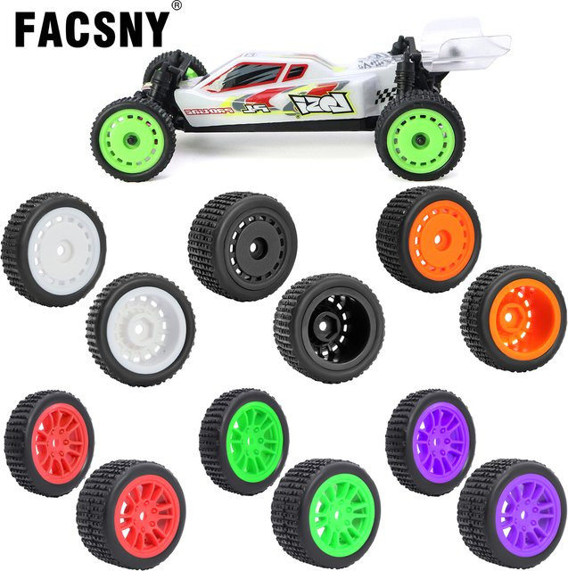 FACSNY Pin-Buggy-Reifen, Gummi, Weiß, 1:24, 1:28, Zubehör - Bild 1