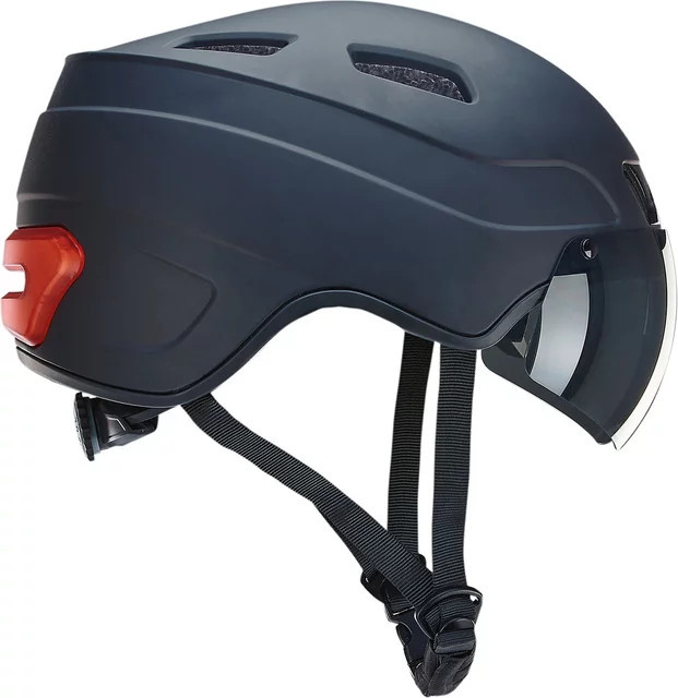 Prophete Smart Fahrradhelm INMOLD mit Full-HD Kamera, Bluetooth und LED-Blinkern, Schwarz, Größe: 58-61 cm - Bild 2