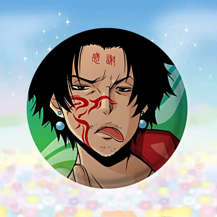 Brosche Anime Samurai Champloo, Weißblech, Unisex - Bild 5