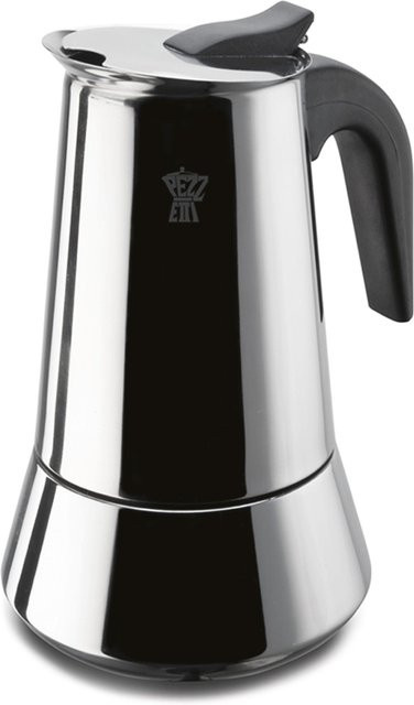 Steelexpress Kaffeekanne Pezzetti aus Edelstahl in Silber, geeignet für 6 Tassen und alle Herdarten inklusive Induktion - Bild 1
