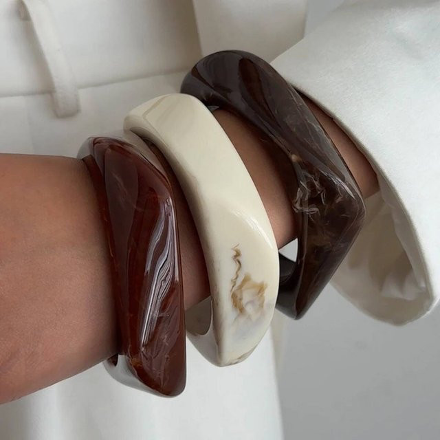 Salircon Armband, Acryl, Vintage, Damen - Bild 1