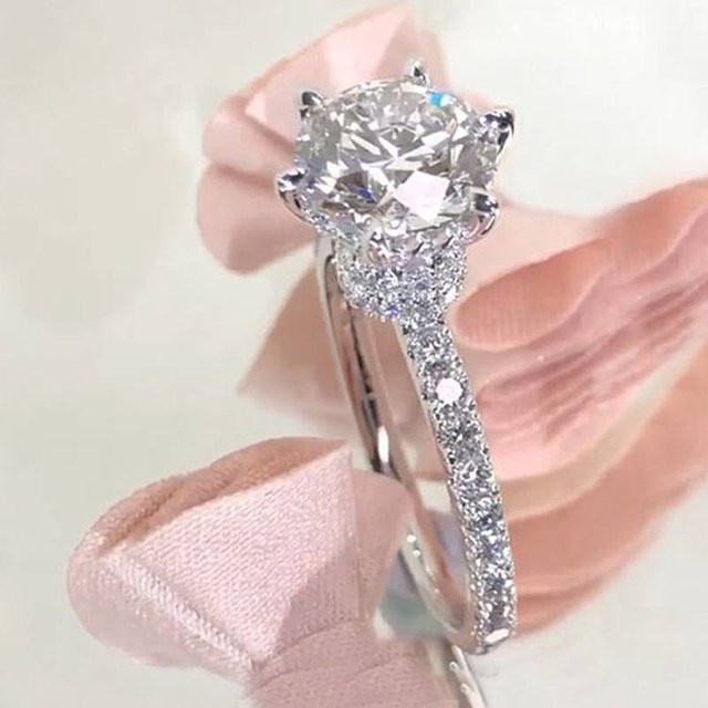 Huitan Damen-Ring, Silber, Zirkonia - Bild 1