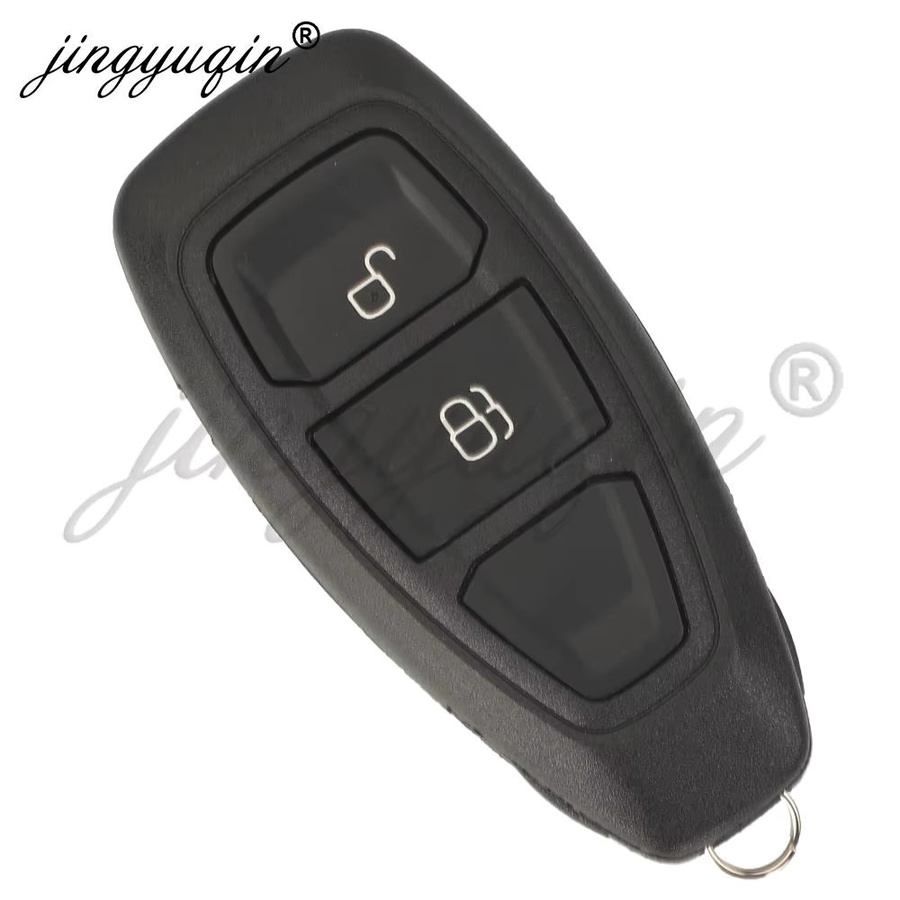 Jingyuqin 10er Set Ersatzgehäuse für Ford Autoschlüssel mit 2 oder 3 Tasten in Schwarz für Focus C-Max Mondeo Kuga Fiesta Galaxy S-Max B-Max Keyless Fall - Bild 3