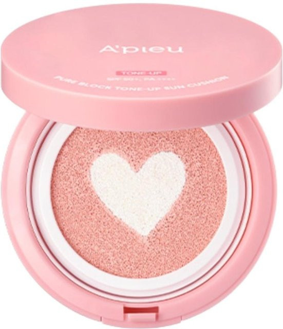 A'PIEU Pure Block Tone-Up Sun Cushion SPF50+, 11 g, Niacinamid - Bild 1
