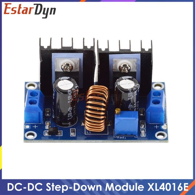 XL4016 8A 200W Buck Converter Step Down Modul von Estardyn, einstellbarer DC Spannungsregler 4-40V auf 1,2-36V in Blau - Bild 1
