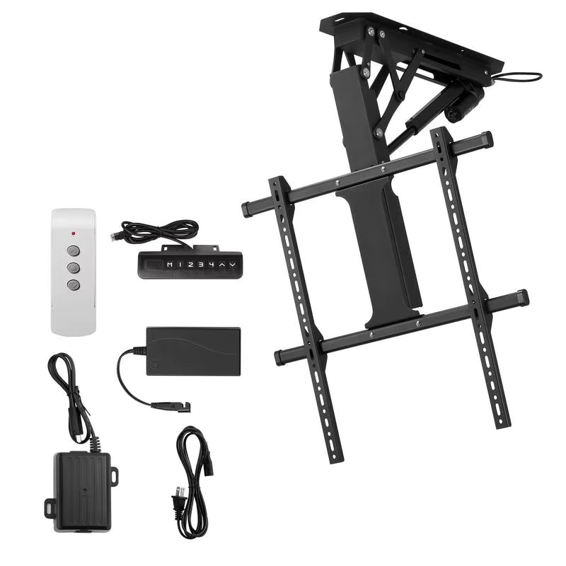 Motorisierte Maison TV-Deckenhalterung in Schwarz für Bildschirme von 32-65 Zoll, elektrisch verstellbar, max. VESA 600 x 600 mm, Tragfähigkeit bis 40 kg - Bild 3