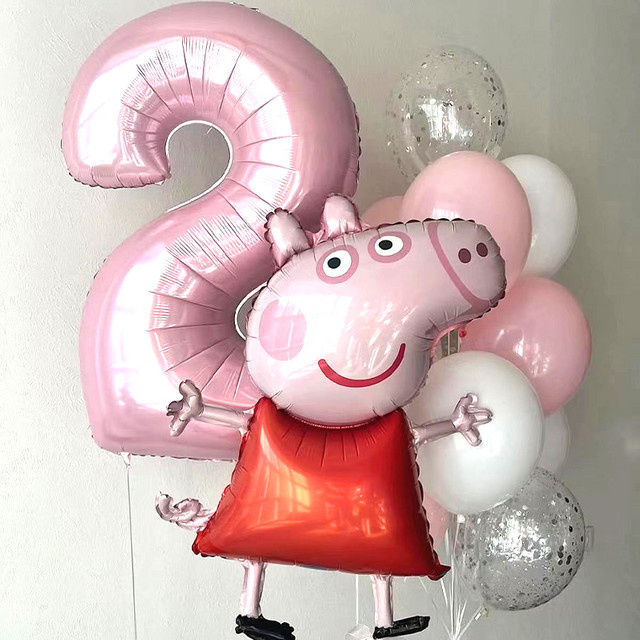 Hasbro Peppa Pig Luftballons, Aufblasbare Helium-Ballons Zubehör - Bild 1