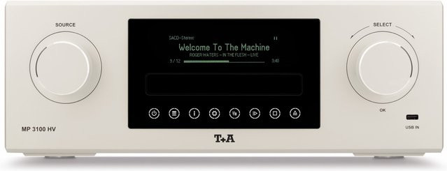 T+A Netzwerkspieler MP 3100 HV (V2.1) in Silber/Schwarz mit Wi-Fi - Bild 1