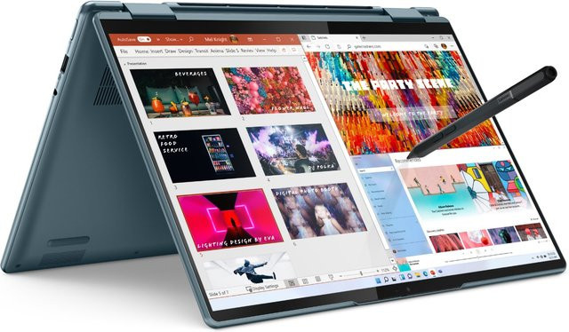 Lenovo Yoga 7 14ARB7 2 in 1 Convertible-Notebook in Stone Blue mit 35,56 cm Display - Bild 1
