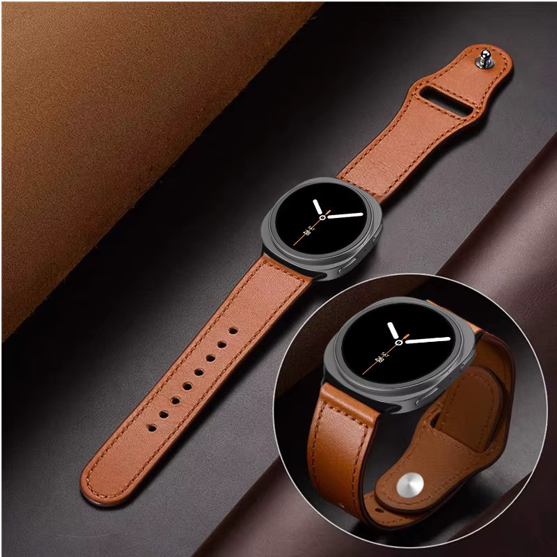 Samsung Uhrenarmband Leder, Galaxy Watch 8, Unisex - Bild 2
