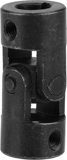 Koogeelife Wellenkupplung Motorverbinder DIY Lenkung Universalgelenk mit Keilnut, Farbe: Schwarz, B/T/H: 10 x 20 x 45 mm - Bild 1