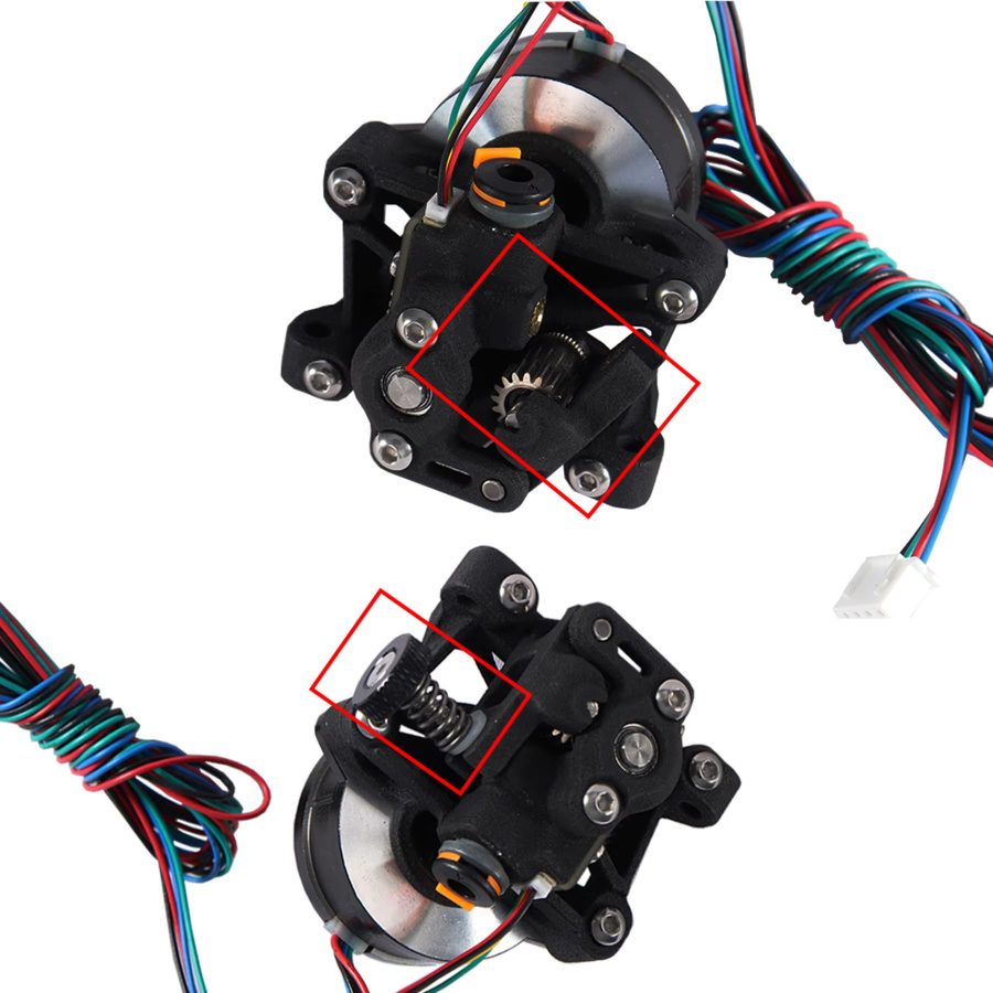 Bluroll Sherpa Mini Extruder SLS PA12 in Schwarz mit Filamentsensor, kompatibel mit ERCF V3 Voron2.4 Trident Ratrig Vcore Core One - Bild 3