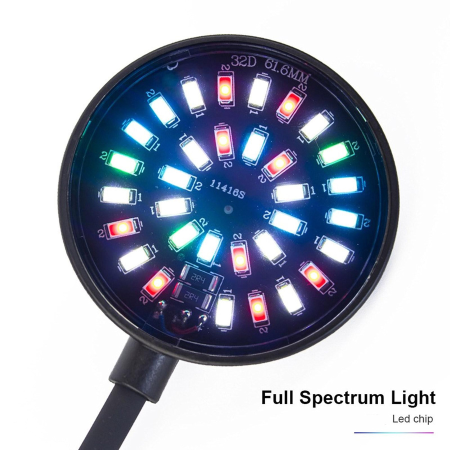 Scandium LED-Growlight für Meerwasseraquarien in Schwarz mit USB-Anschluss und Clip-Halterung - Bild 3