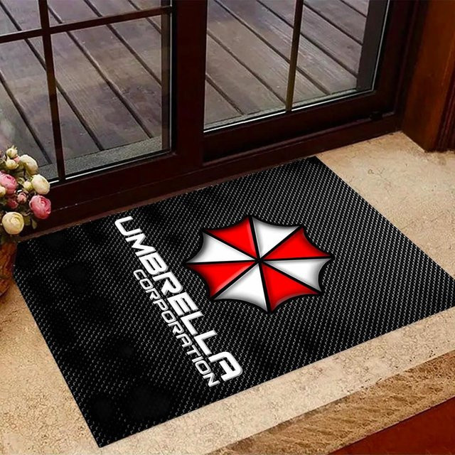 Anti-Rutsch-Teppich mit Umbrella Corporation Logo von NostalgicHub aus Polyester, Mehrfarbig, B/T: 60 x 40 cm - Bild 1