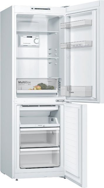 Bosch Serie 2 Kühl-Gefrier-Kombination KGN33NWEB in Weiß - Bild 1