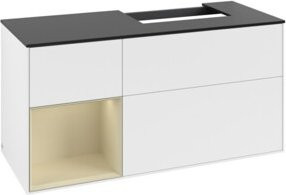 V&B Waschtischunterschrank Finion mit Abdeckplatte, Weiß lackiert, Breite: 120 cm, Tiefe: 50,1 cm, Höhe: 50,1 cm - Bild 1