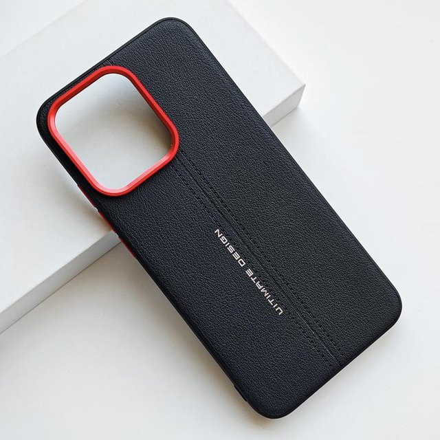 ELVEV Business PU-Leder Schutzhülle für OnePlus Turbo 6 und OnePlus Turbo 6V mit weichem TPU-Rand in Schwarz, Weiß oder Grau - Bild 1