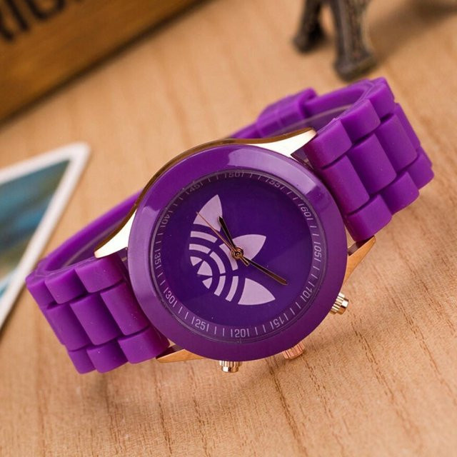 Katie Armbanduhr, Quarz, Silikon, violett, Unisex - Bild 1