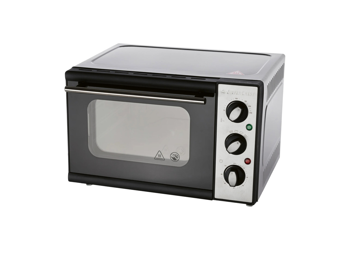 SILVERCREST Mini-Backofen SGB 1200 B5 mit Grillfunktion, Ober- und Unterhitze sowie Timer in Edelstahl-Optik - Bild 3
