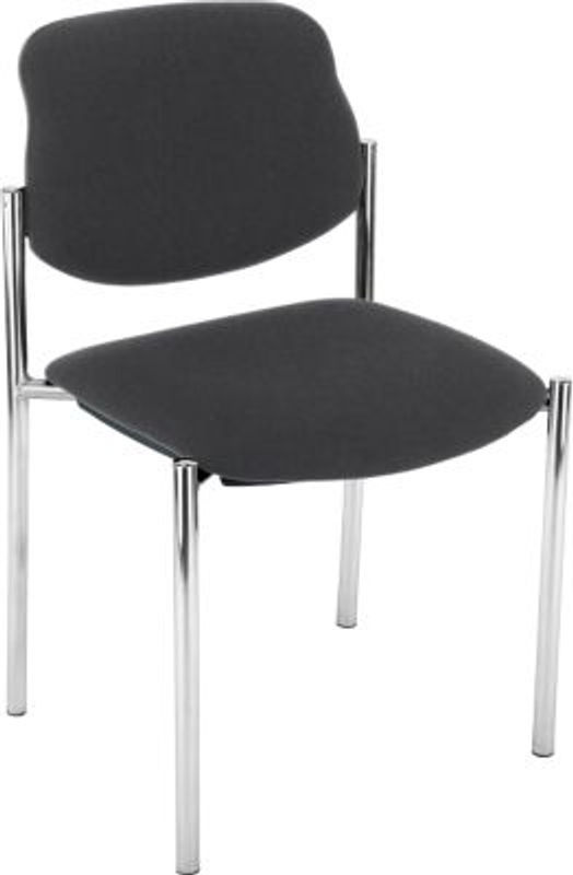 NowyStyl Stapelstuhl STYL ohne Armlehnen in Lederoptik, fangograu, 4er Set - Bild 2