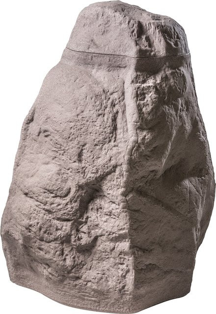 GreenLife Dekor-Regenspeicher Hinkelstein in Granitrot mit Natursteinoptik, 230 l - Bild 1