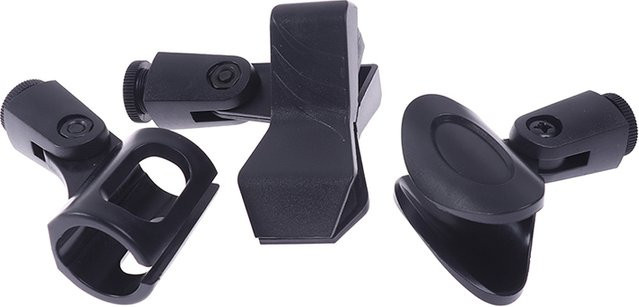 Universal Mikrofon Clip für Shure Handheld Mikrofone, drehbar, Schwarz - Bild 1