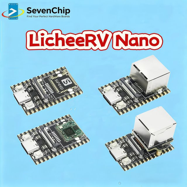 Sipeed LicheeRV Nano SG2002 AI Visual RISC-V Modul mit WIFI6 und Ethernet in Schwarz - Bild 1