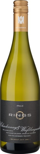 Rings Chardonnay-Weißburgunder Weißwein trocken 2023 0,75 l - Bild 1