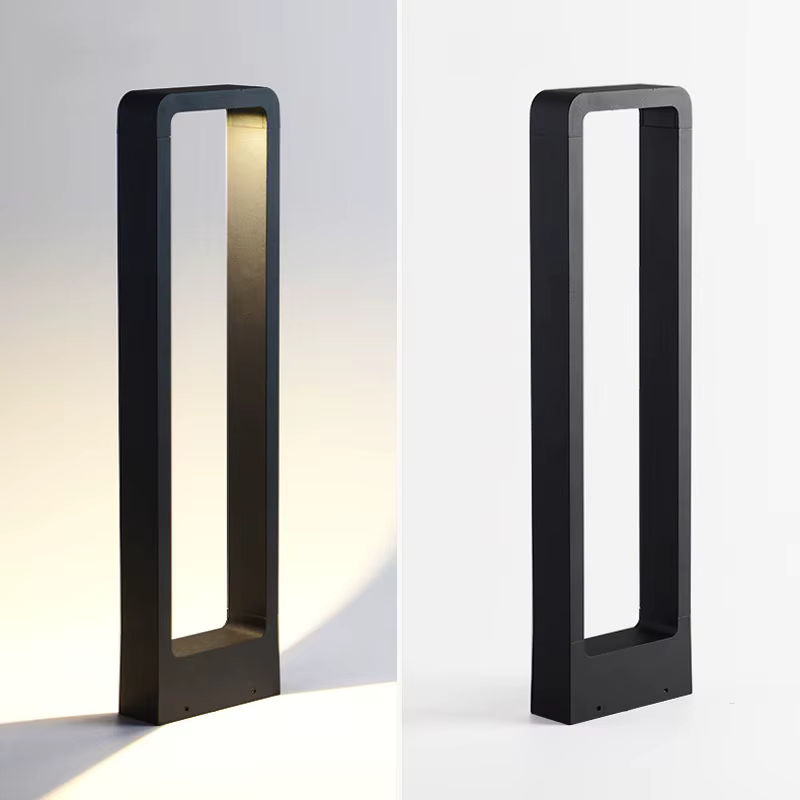 Ynhaw Moderne LED Gartenpoller aus Aluminium, Wasserdichte 10W Rasenlampe für Garten und Hof - Bild 5