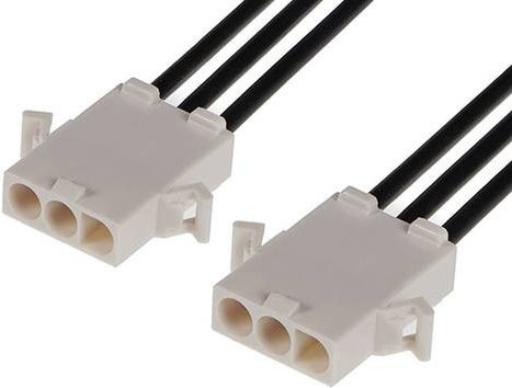 Molex Buchsengehäuse-Kabel in Weiß mit 3 Polen (2162921033) - Bild 1