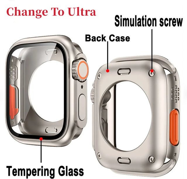 HUBANDE Displayschutzfolie für Apple Watch, Silikon, Silber, Unisex - Bild 1