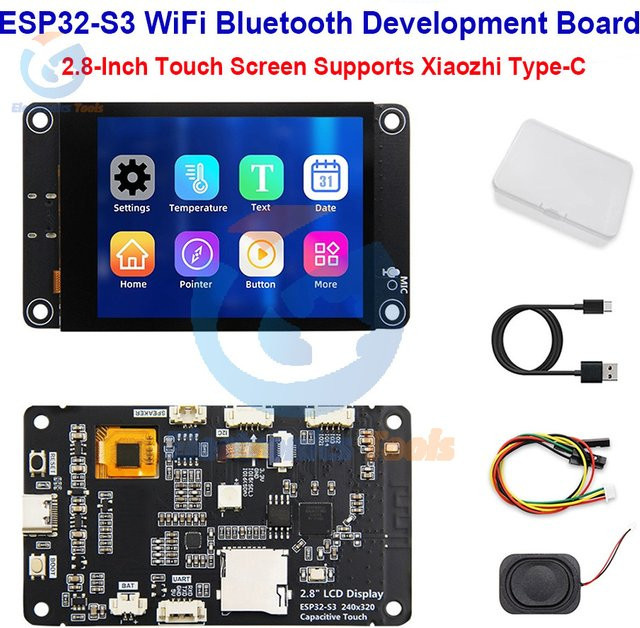 Aideepen ESP32-S3 WiFi Bluetooth Development Board mit 2,8 Zoll TFT Touchscreen LCD Display Modul in Schwarz - Bild 1
