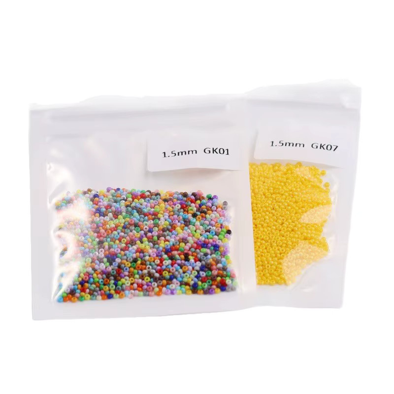 Glasreisperlen, 1,5 mm, Einfarbig - Bild 2