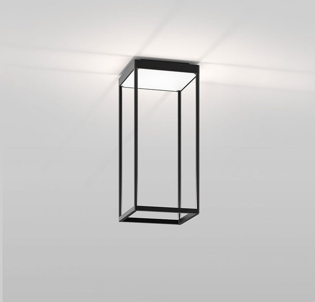 Serien Lighting Reflex² Ceiling S 450 LED-Deckenleuchte in Schwarz und Weiß mit Pyramidenstruktur und dimmbarer LED-Beleuchtung - Bild 1