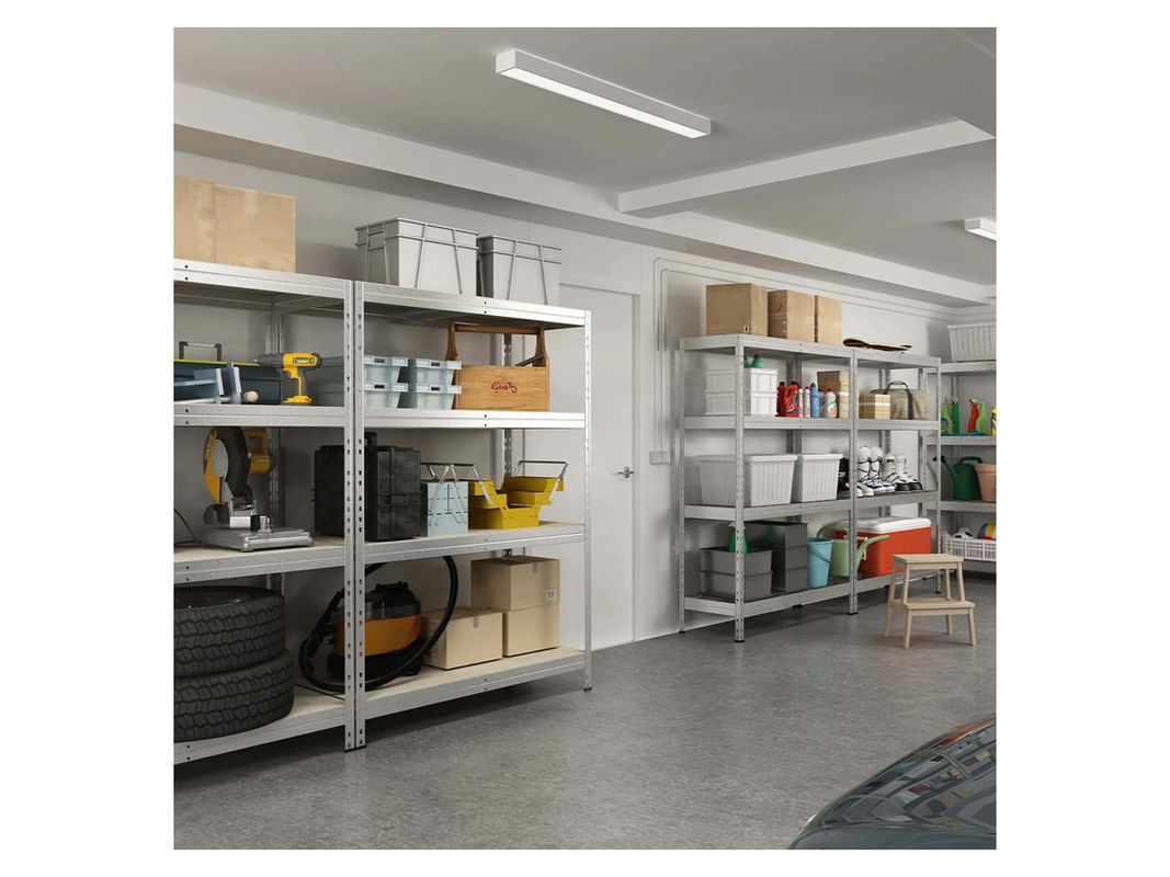 AR SHELVING Schwerlastregal RIVET mit 4 Böden, verzinkt, Farbe: Silber, H x B x T: 180 x 150 x 60 cm - Bild 2