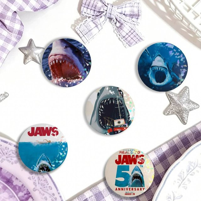 Brosche Film-Jaws-Laser, Kinder - Bild 1
