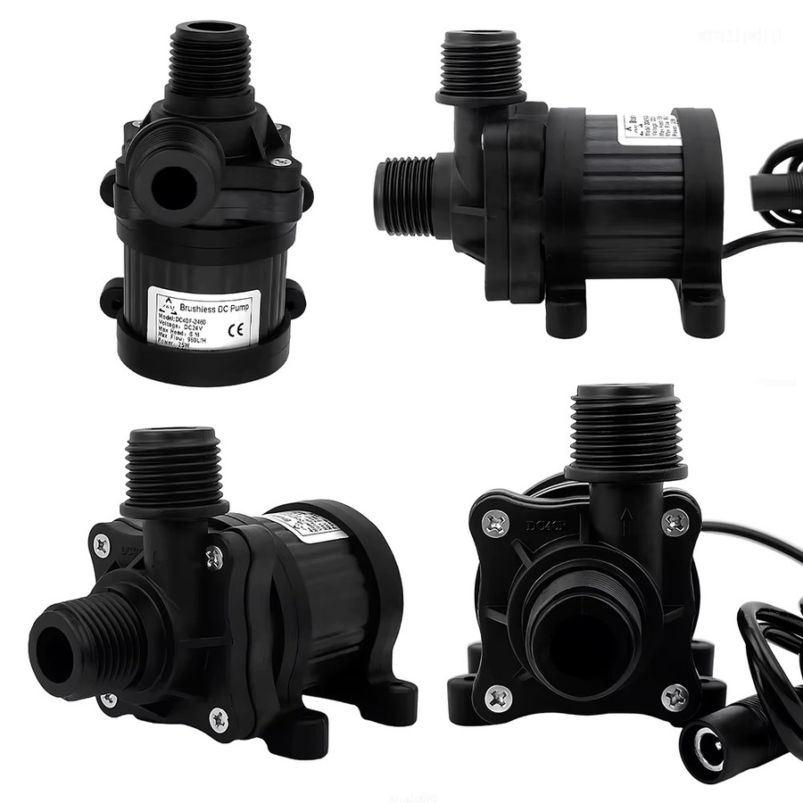 Bürstenlose Sanitär-Wasserkühlungs-Umwälzpumpe von xmshxltd, DC12/24 V, G1/2 Zoll, IP68 Tauchpumpe für Hydrokultur - Bild 2