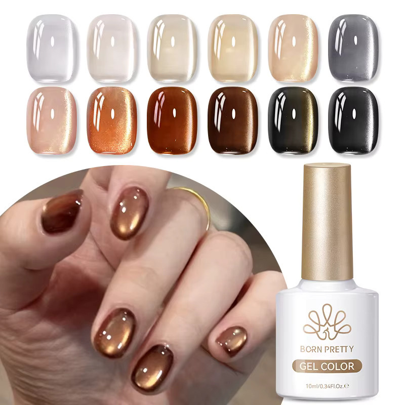 BORN PRETTY Magnetic Gel Nagellack, Golden Gradient, 10 ml - Bild 4