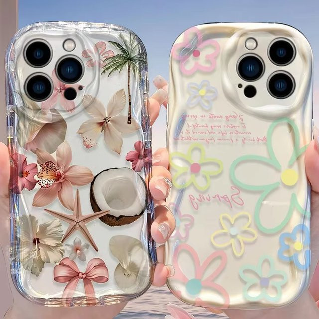 Coast Beach Hibiscus Handyhülle aus weichem TPU für Xiaomi Redmi Note und Pro Modelle in Multicolour - Bild 1