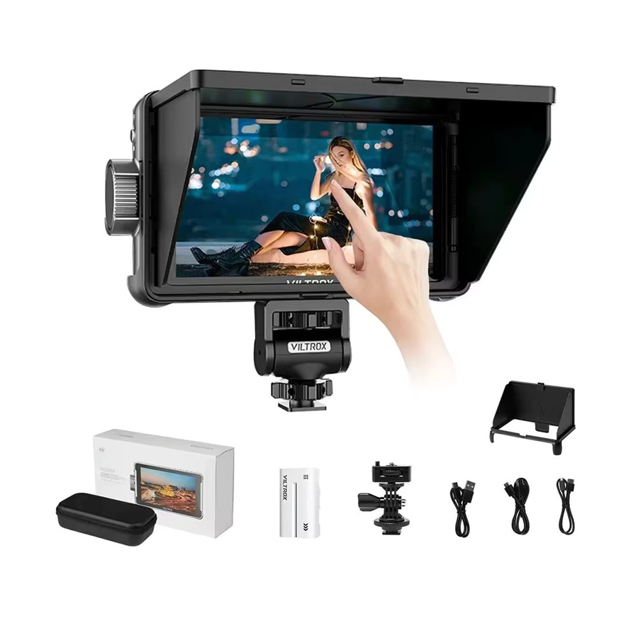 Viltrox DC-550/DC-550PRO II Professioneller Kamera-Studio-Monitor 5,5 Zoll 4K HDMI Touchscreen in Schwarz - Bild 7