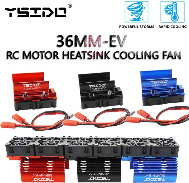 Ysido Rc Motor Kühlkörper, Blau, Metall, Zubehör - Bild 1