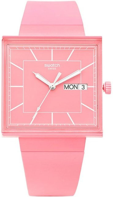 Swatch Armbanduhr Bioceramic, Pink, Roségold, Damen - Bild 1