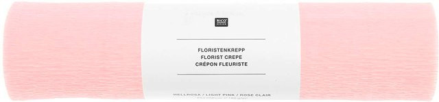 Rico Design Paper Poetry Floristenkrepp in Hellrosa - Bild 1