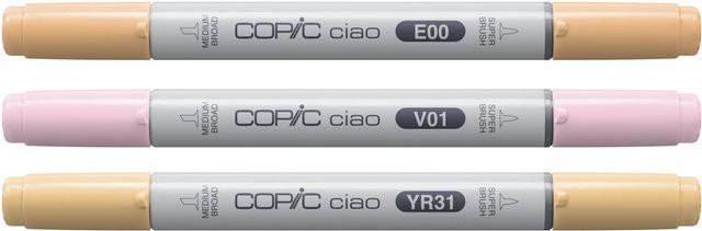 Copic Marker Set Ciao Layer & Mix Sunset Palette mit 3 Brush-Stiften in Multicolour - Bild 1